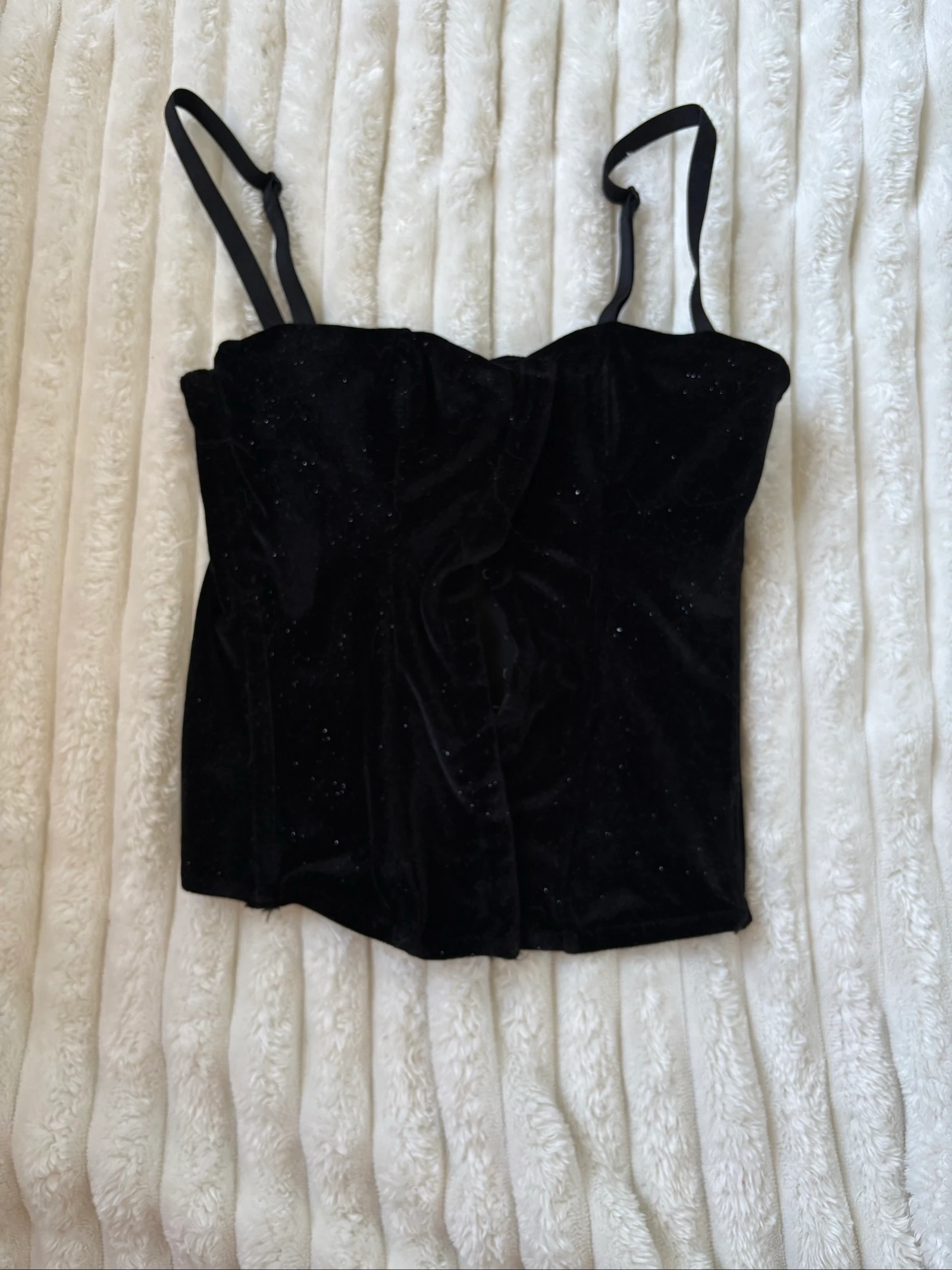 Bustier con corsé y lentejuelas – photo 2